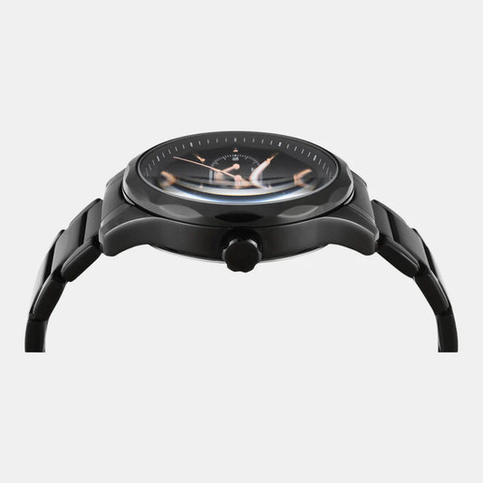 Timex Fashion Men Quartz Black Dial Multi-Function Stainless Steel Watch TW0TG7625