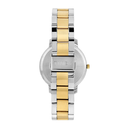 TIMEX Men Champagne Round Dial Analog Watch - TW0TG8025