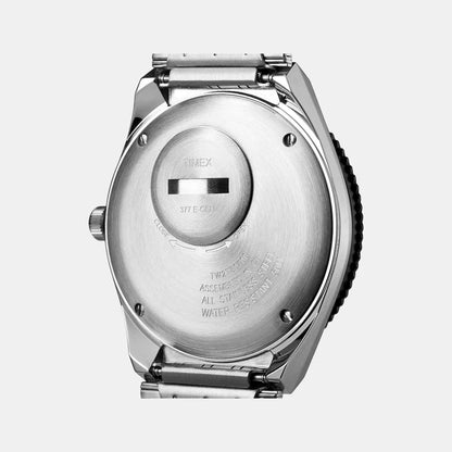 Q Timex Men Quartz Dial Analog Stainless Steel Watch TW2T80700U9