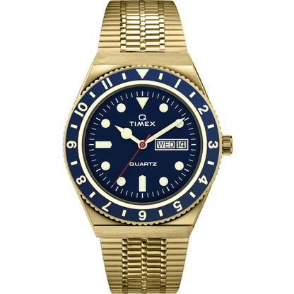 Q Timex Reissue 38mm Stainless Steel Bracelet Watch - TW2U62000U9