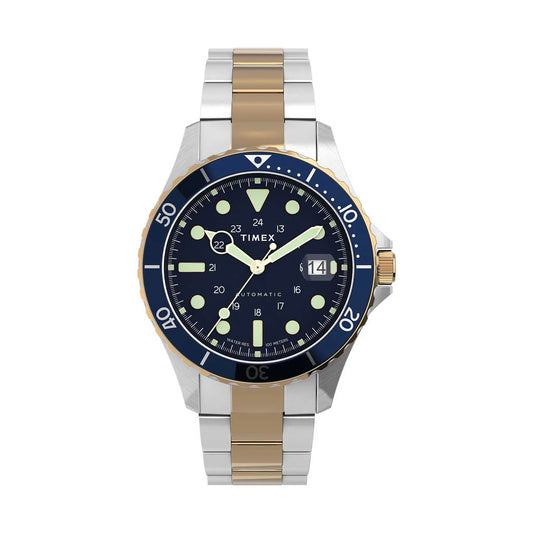 TIMEX Navi XL Automatic 41mm Stainless Steel Bracelet Watch - TW2U83500UJ