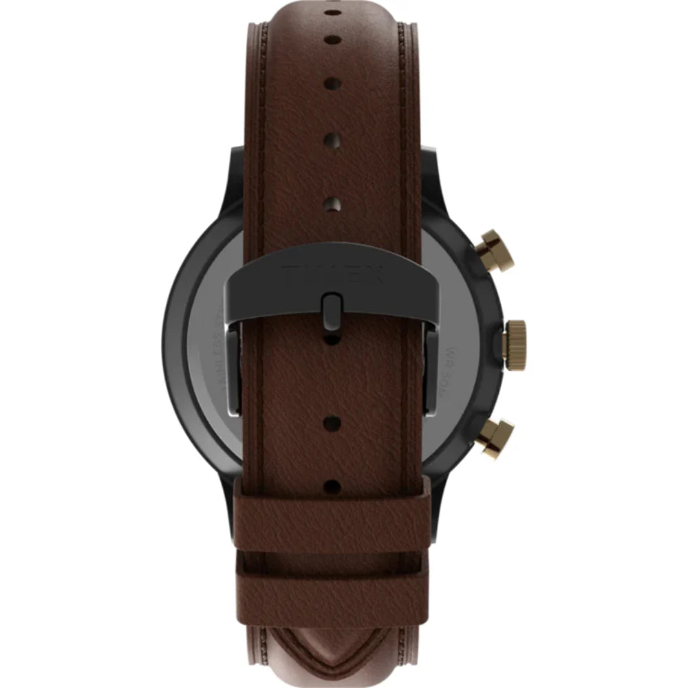 TIMEX Waterbury Classic Chronograph 40mm Leather Strap Watch - TW2U88200UJ