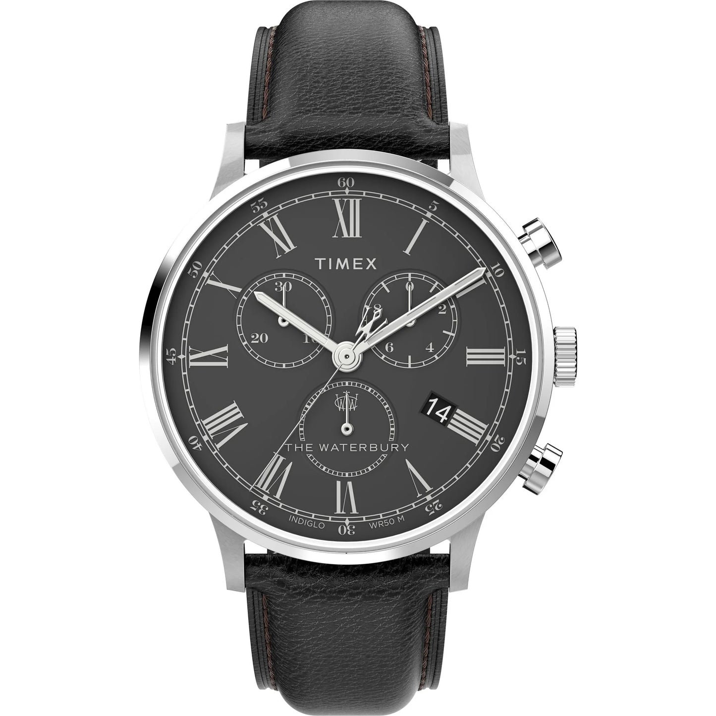 TIMEX Waterbury Classic White Round Dial Analog Men's Watch - TW2U88300UJ