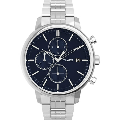 TIMEX Chicago Chronograph 43mm Stainless Steel Bracelet Watch - TW2V01700UJ