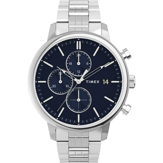TIMEX Chicago Chronograph 43mm Stainless Steel Bracelet Watch - TW2V01700UJ