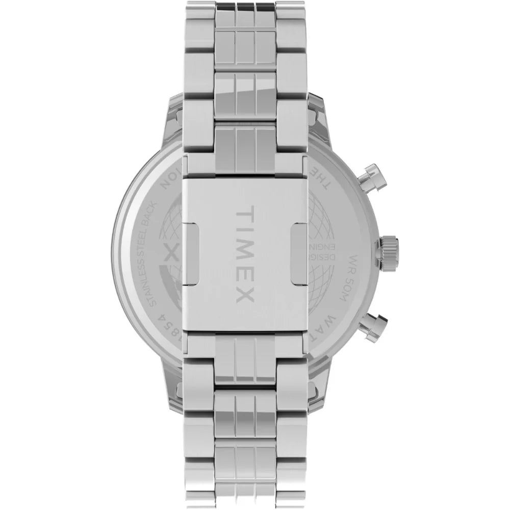 TIMEX Chicago Chronograph 43mm Stainless Steel Bracelet Watch - TW2V01700UJ