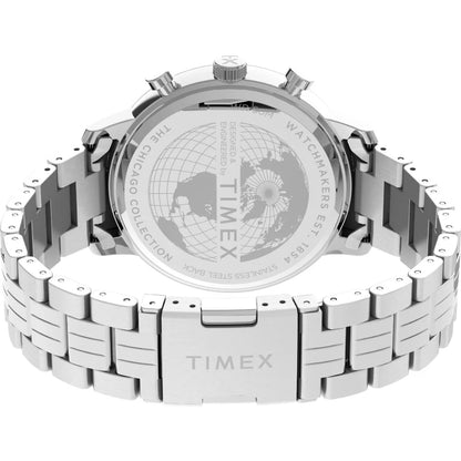 TIMEX Chicago Chronograph 43mm Stainless Steel Bracelet Watch - TW2V01700UJ