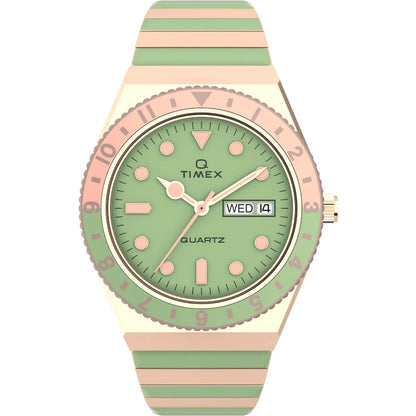 Timex Q Malibu 36mm Stainless Steel Expansion Band Watch - TW2V38700UJ