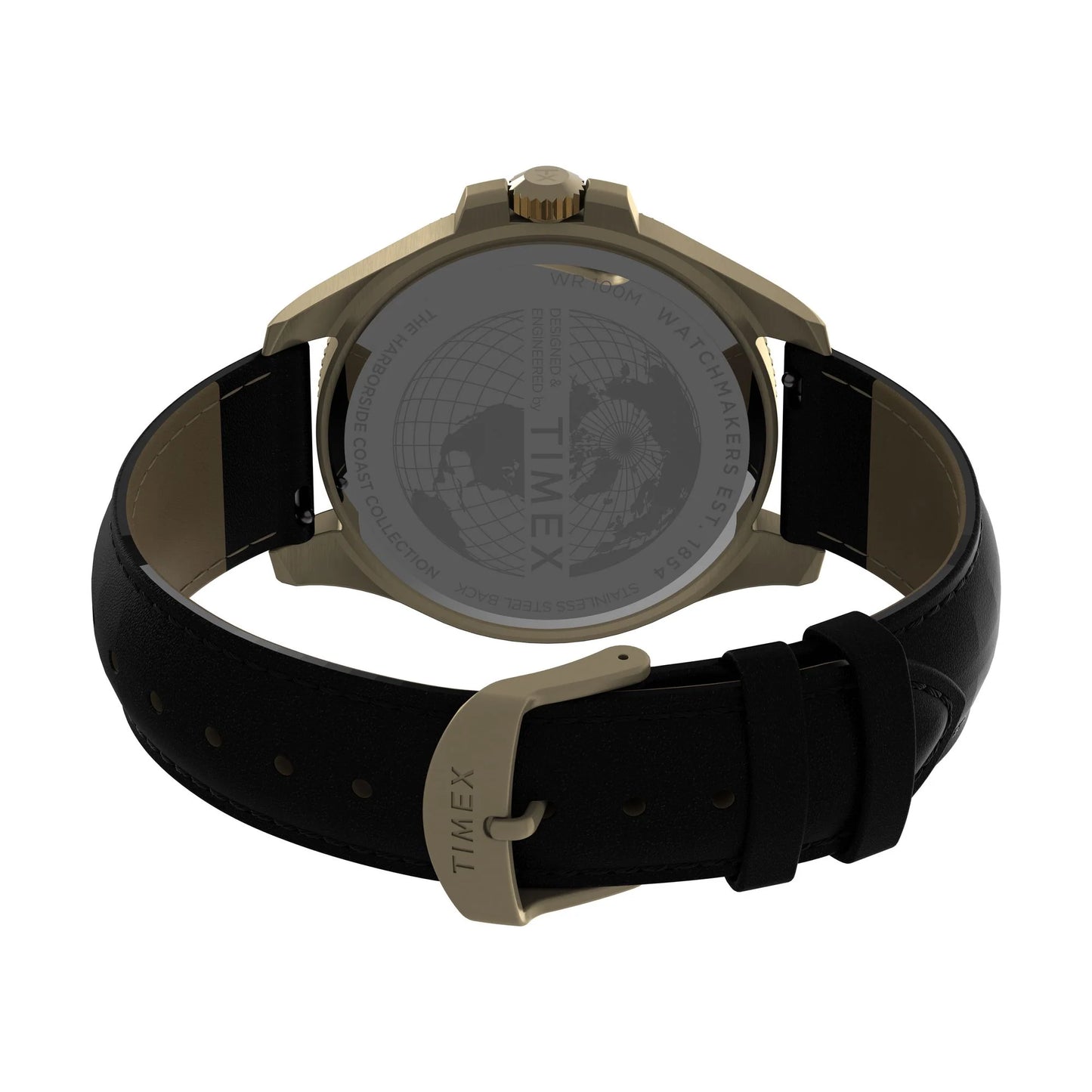 TIMEX Harborside Coast 43mm Leather Strap Watch - TW2V42200UJ