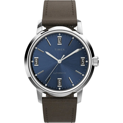 Timex Marlin Automatic 40mm Leather Strap Watch TW2V44600U9