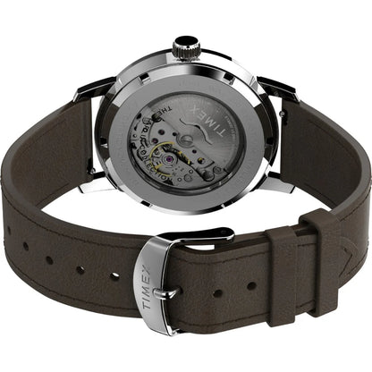 Timex Marlin Automatic 40mm Leather Strap Watch TW2V44600U9