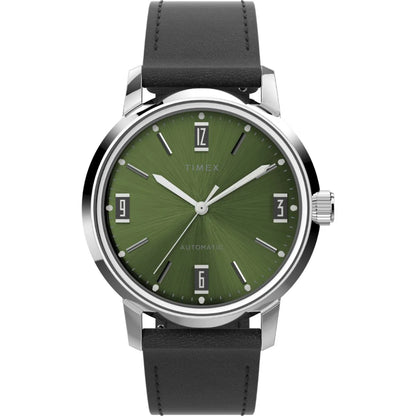 Timex Marlin Automatic 40mm Leather Strap Watch TW2V44600U9