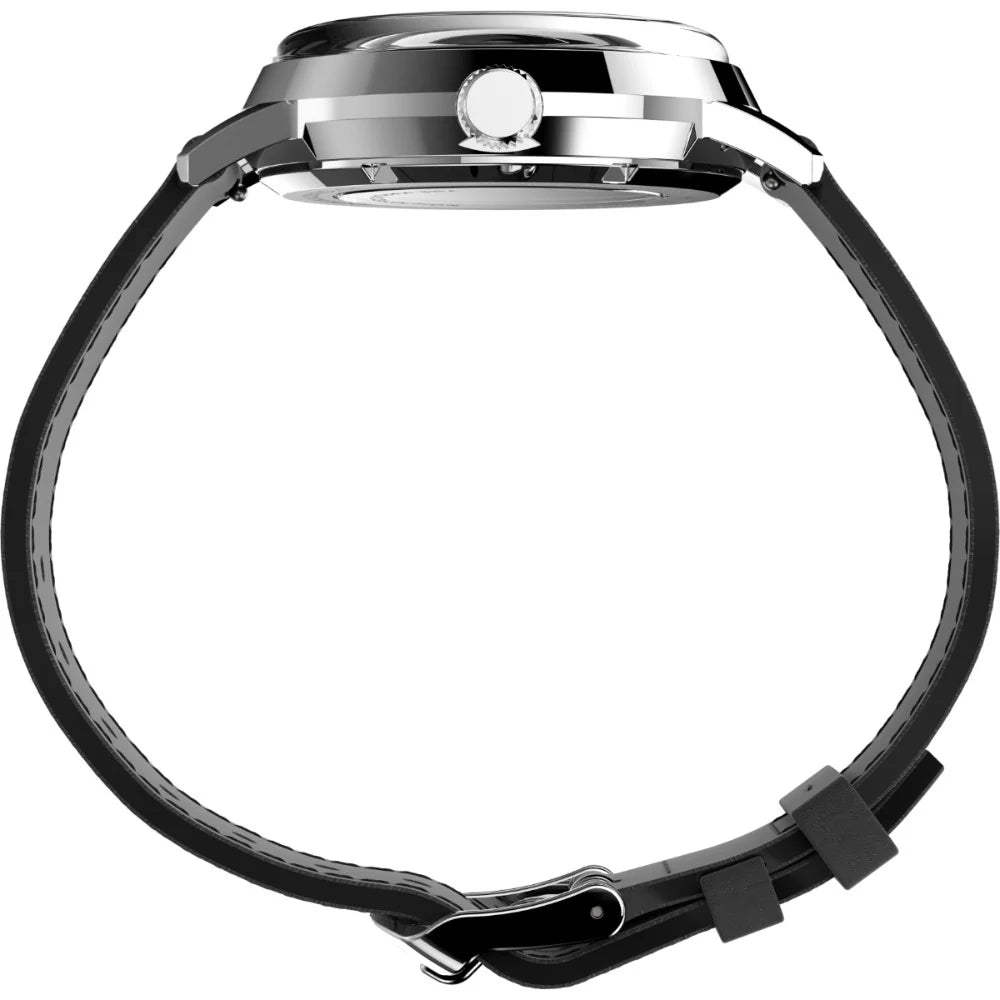 Timex Marlin Automatic 40mm Leather Strap Watch TW2V44600U9