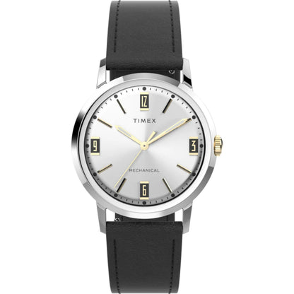 Timex Marlin Hand-Wound 34mm Leather Strap Watch TW2V44700U9