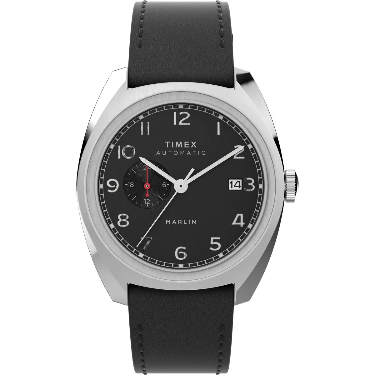 Timex Marlin Sub-Dial Automatic 39mm Leather Strap Watch - TW2V62100U9