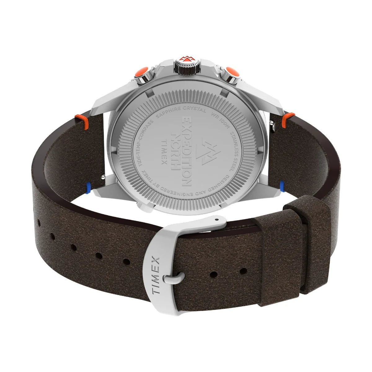 TIMEX Expedition North Tide-Temp-Compass 43mm Eco-Friendly Leather Strap Watch- TW2V64400X6