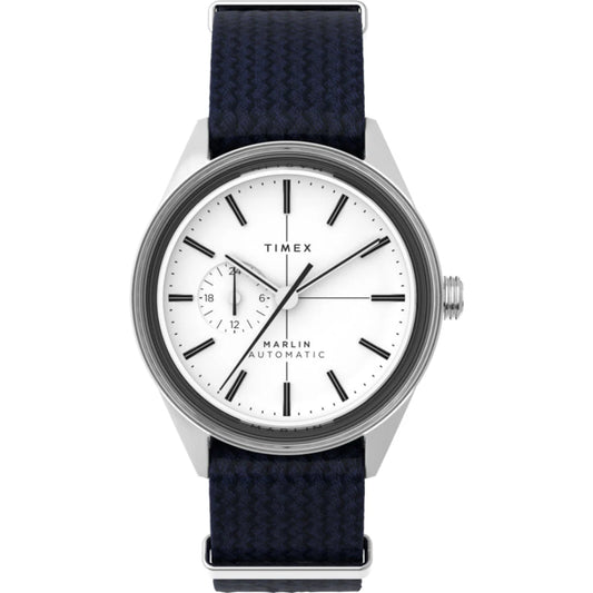 TIMEX Marlin Jet Automatic 38mm Fabric Strap Watch - TW2V72300U9