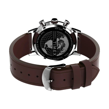 Timex Marlin Chronograph Tachymeter 40mm Leather Strap Watch - TW2W10200UJ