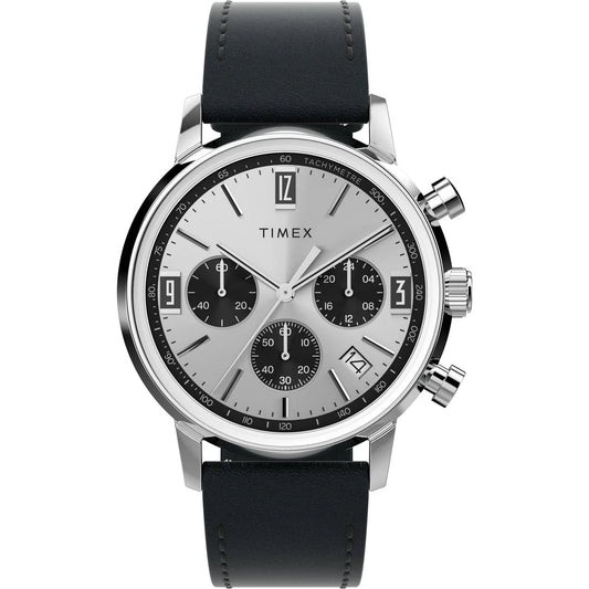 TIMEX Marlin Analog watch for man with Silver Round Dial - TW2W10300UJ