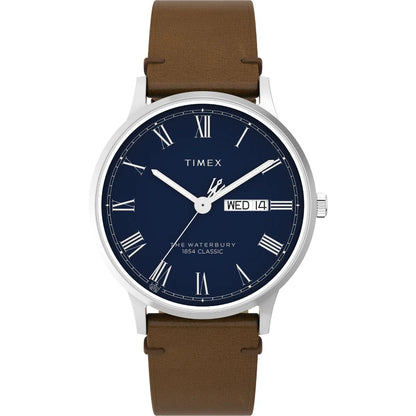 Timex Waterbury Classic 40mm Leather Strap Watch - TW2W14900UJ