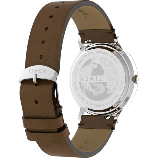 Timex Waterbury Classic 40mm Leather Strap Watch - TW2W14900UJ
