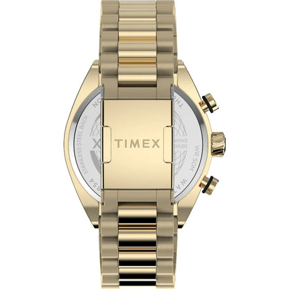Timex Legacy Tonneau Chronograph 42mm Stainless Steel Bracelet Watch - TW2W22100UJ