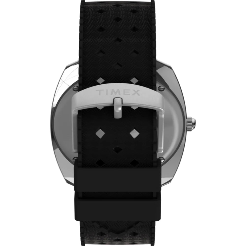 Q Timex Reissue 1971 Velocity 36mm Synthetic Rubber Strap Watch - TW2W22400U9