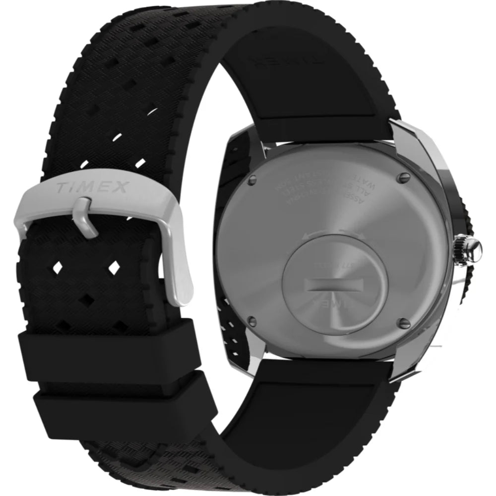 Q Timex Reissue 1971 Velocity 36mm Synthetic Rubber Strap Watch - TW2W22400U9