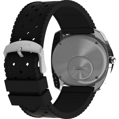 Q Timex Reissue 1971 Velocity 36mm Synthetic Rubber Strap Watch - TW2W22400U9