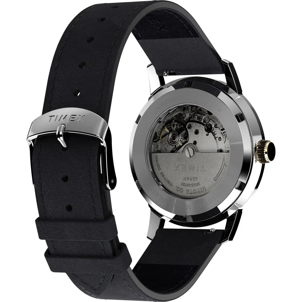 Timex Marlin Automatic 40mm Leather Strap Watch - TW2W33900U9