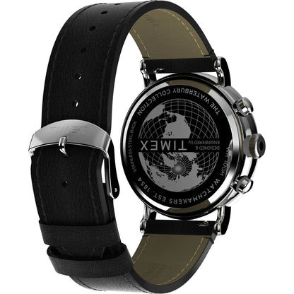 TIMEX Waterbury Standard 43mm Leather Strap Watch - TW2W47400UJ