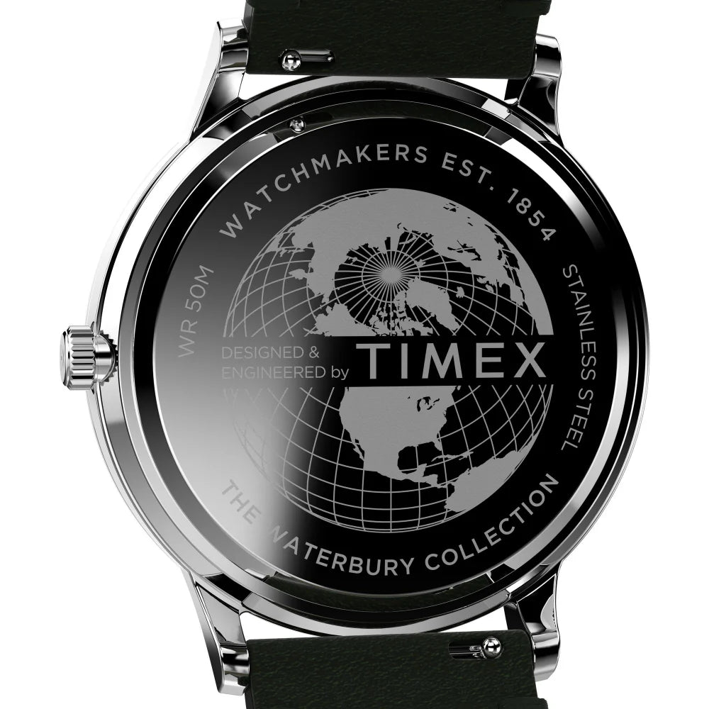 TIMEX Waterbury Classic 40mm Leather Strap Watch  TW2W50500UJ