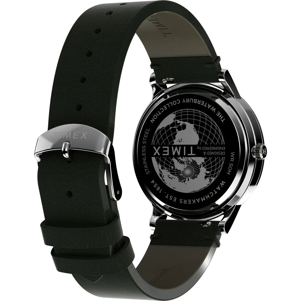 TIMEX Waterbury Classic 40mm Leather Strap Watch  TW2W50500UJ
