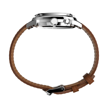 TIMEX Marlin Moon Phase 40mm Leather Strap Watch - TW2W51000UJ