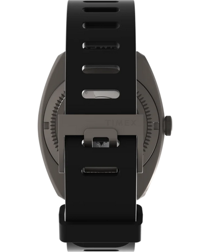 Expedition® Pioneer Titanium Automatic GMT 41mm Silicone Strap Watch TW2W53000