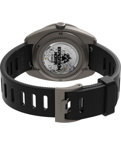 Expedition® Pioneer Titanium Automatic GMT 41mm Silicone Strap Watch TW2W53000