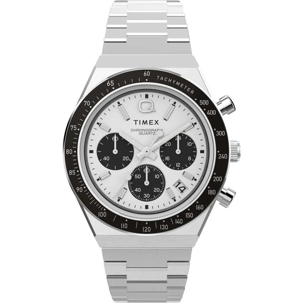 Q Timex 40mm Stainless Steel Bracelet Watch - TW2W53300UJ