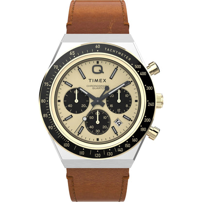 TIMEX Men Gold-Tone Round Dial Analog Watch - TW2W64400UJ