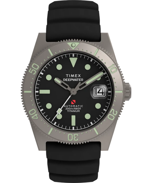 Deepwater Reef 200 Titanium Automatic 41mm Synthetic Rubber Strap Watch TW2W73800