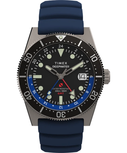 Deepwater Reef 200 GMT 41mm Synthetic Rubber Strap Watch TW2W75100