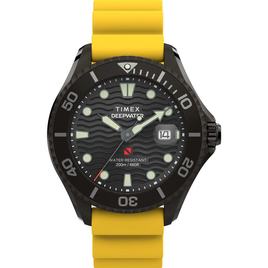 TIMEX Deep Water Black Round Dial Analog Men's Watch - TW2W81700UJ