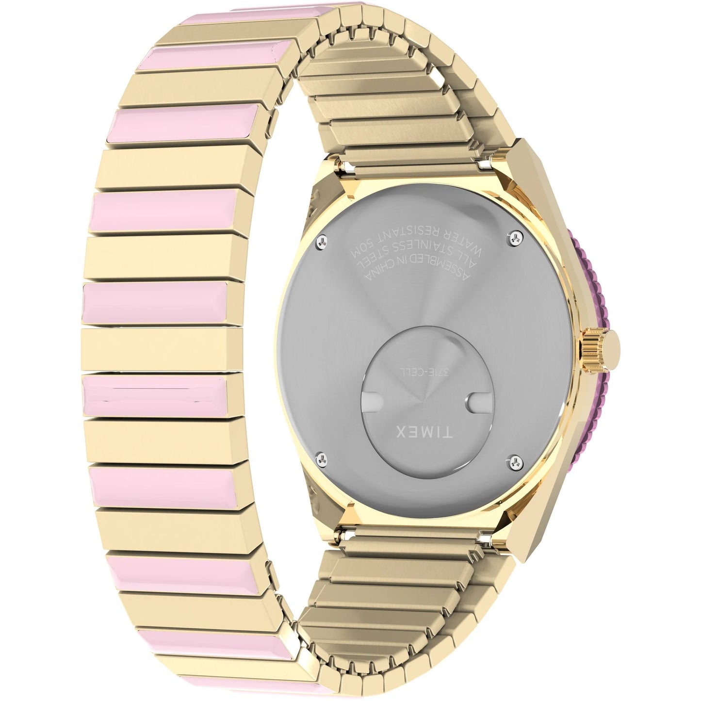 Timex Pink Round Dial Analog Women's Watch - TW2W87600UJ