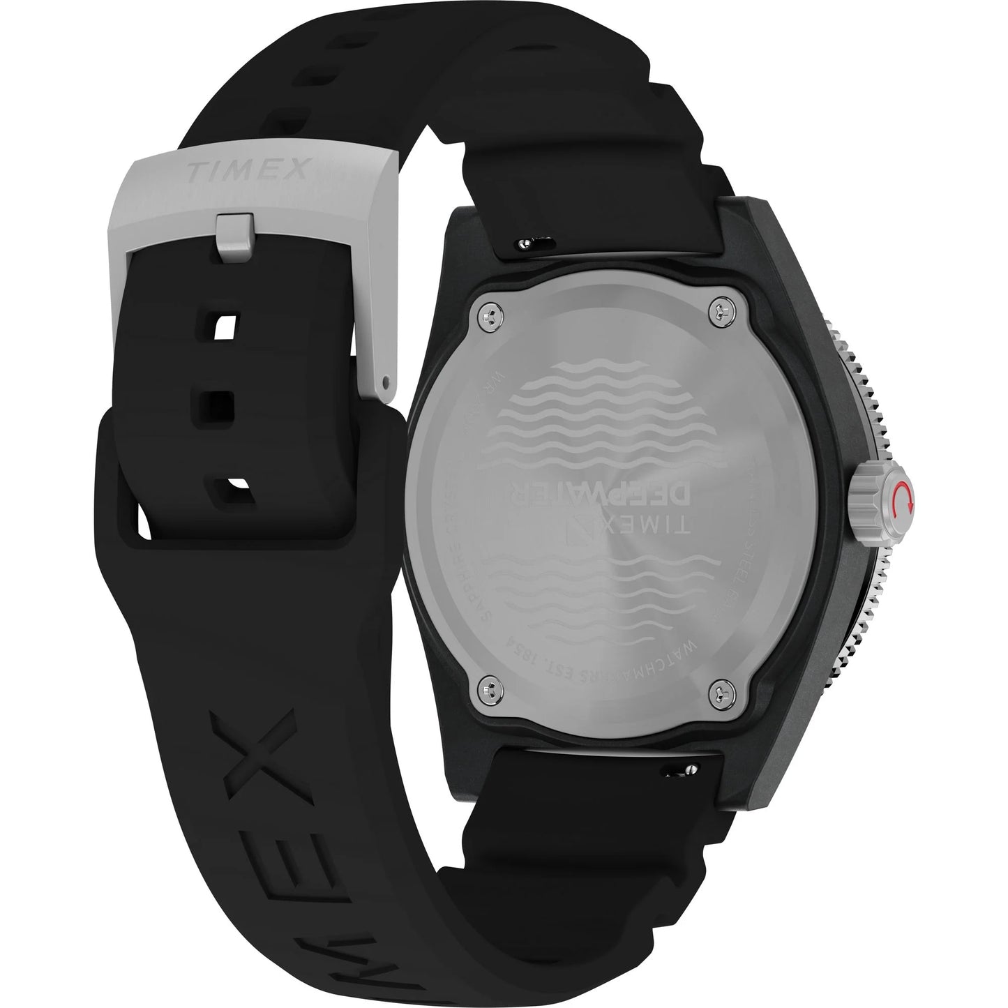 TIMEX Deep Water Black Round Dial Analog Men's Watch - TW2Y02200UJ