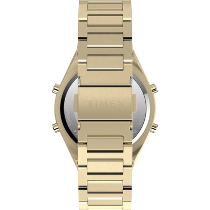 Q Timex Grey Round Dial Digital Men's Watch - TW2Y09700UJ