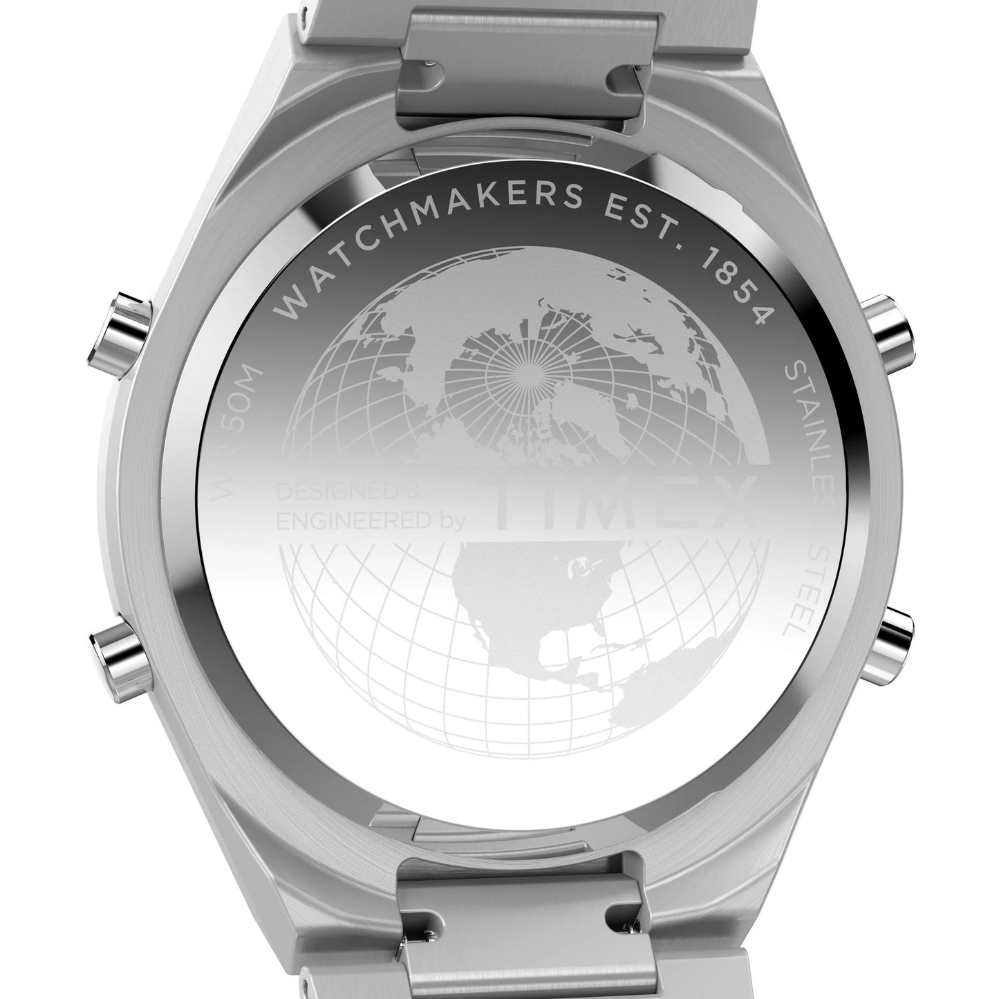 Q Timex Grey Round Dial Digital Men's Watch - TW2Y09800UJ