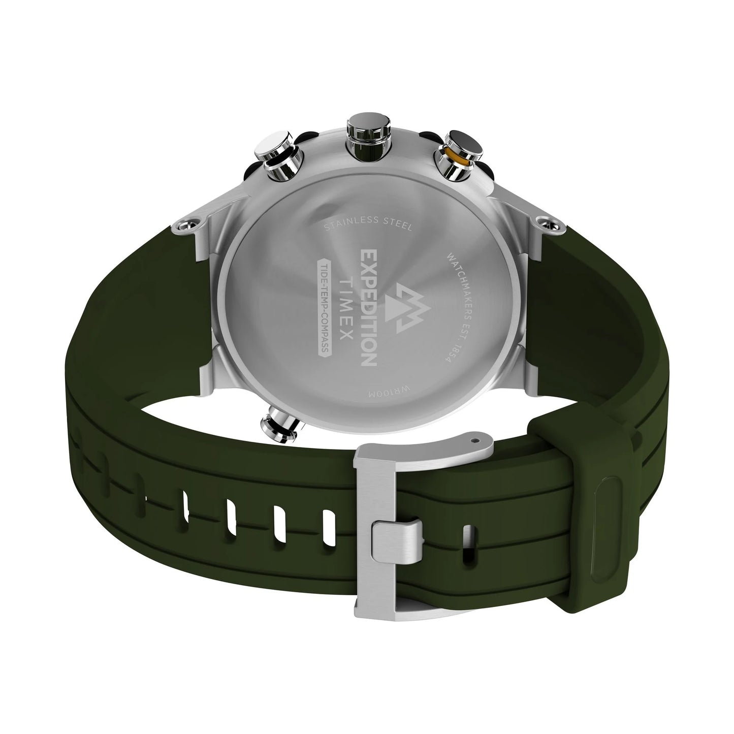 TIMEX Tide/Temp/Compass Green Round Dial Analog Men's Watch - TW2Y14400UJ
