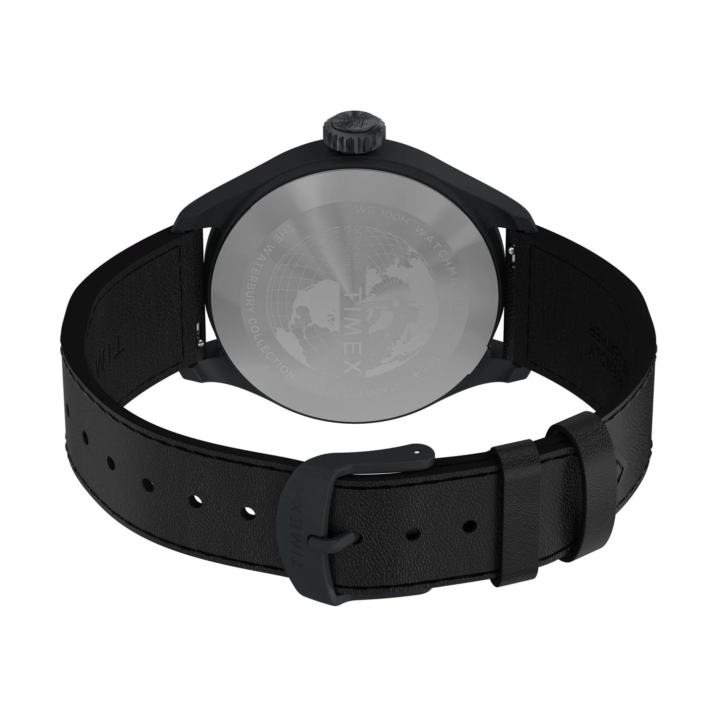 TIMEX Waterbury Traditional Black Round Dial Analog Men's Watch - TW2Y18900UJ