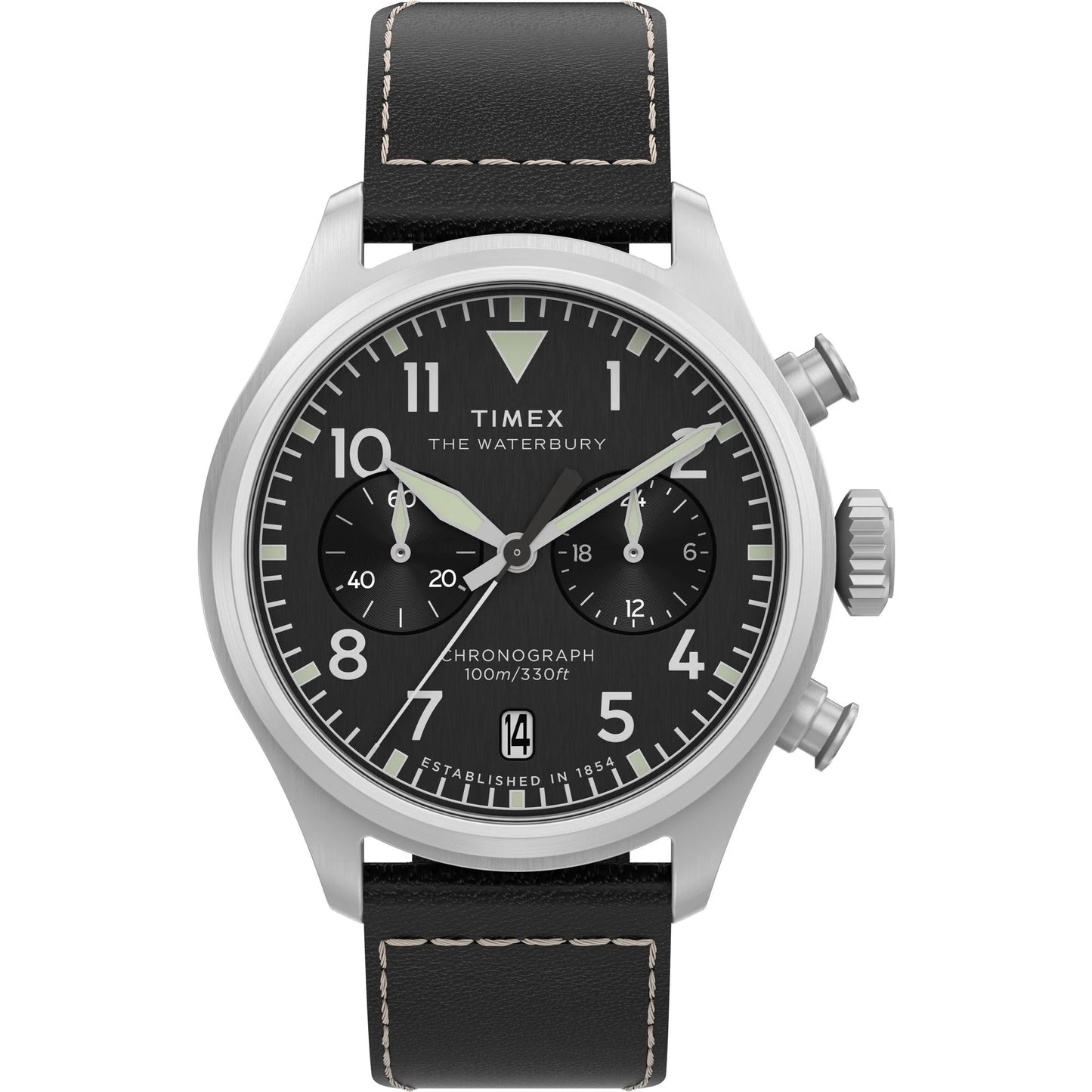 TIMEX Waterbury Traditional Black Round Dial Analog Men's Watch - TW2Y19000UJ