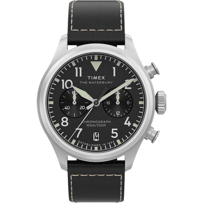 TIMEX Waterbury Traditional Black Round Dial Analog Men's Watch - TW2Y19000UJ