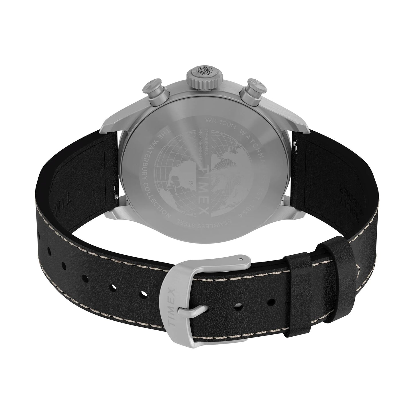 TIMEX Waterbury Traditional Black Round Dial Analog Men's Watch - TW2Y19000UJ
